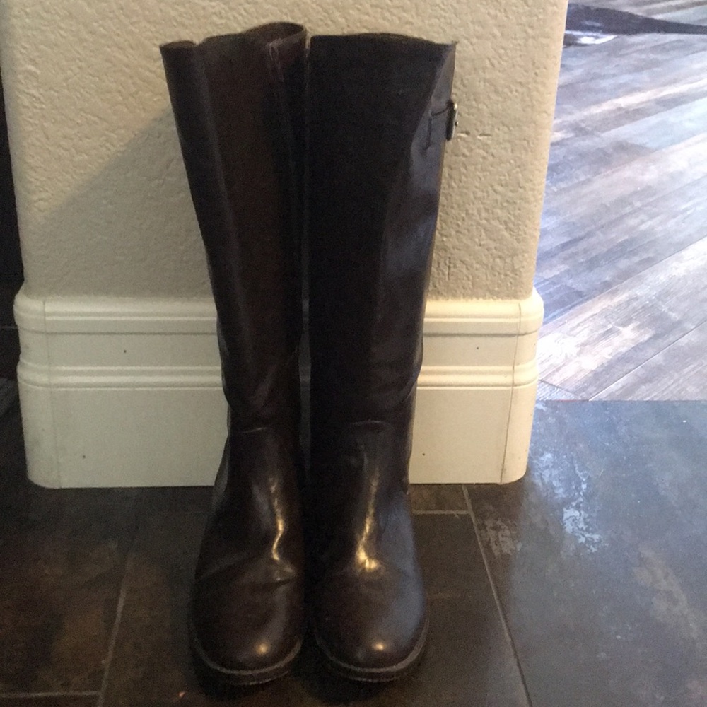 Chocolate brown boots